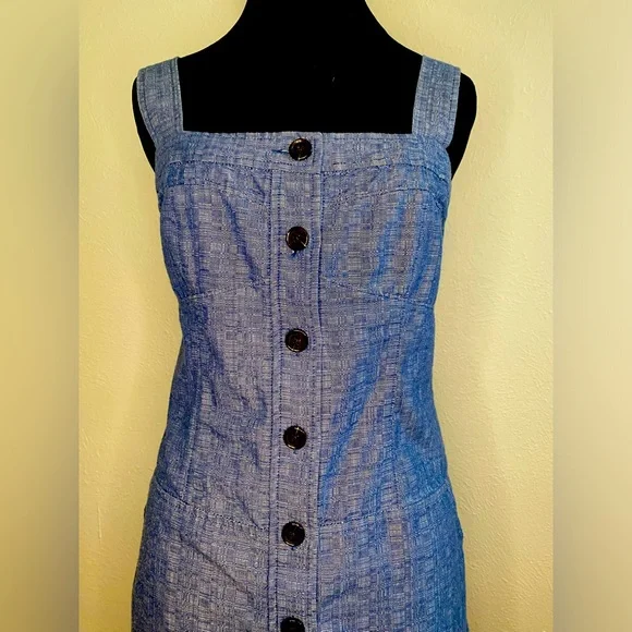 Derek Lam for Design Nation Denim Button Up Dress Size 4 - Picture 3 of 11